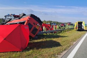 Tragiczny wypadek na A4, dwie osoby nie żyją