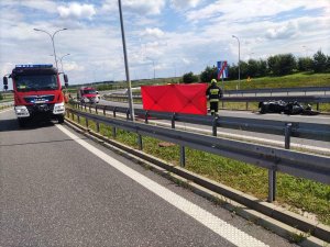 Tragiczny wypadek na A4, nie żyje motocyklista