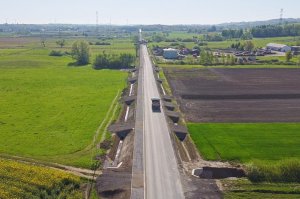 Trwają prace na trasie Krosno - Iwonicz. Koniec prac coraz bliżej