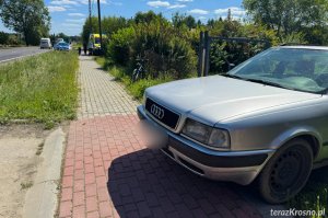 Ustrobna. Potrącenie dziewczynki na rowerze