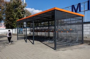 W Rzeszowie powstają monitorowane wiaty rowerowe