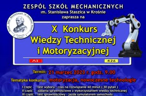 Weź udział w X Konkursie Wiedzy Technicznej i Motoryzacyjnej