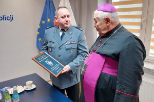 Wizyta Biskupa na komendzie w Ropczycach