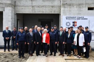 Wmurowanie aktu erekcyjnego pod budowę nowego komisariatu policji