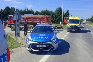 Wypadek drogowy w Przeworsku