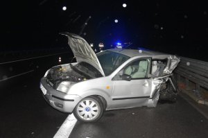 Wypadek na autostradzie A4