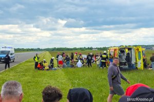 Wypadek na lotnisku w Krośnie. Jest oświadczenie organizatora