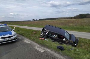 Wypadek na obwodnicy Mielca. Dwie osoby w szpitalu