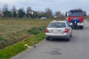 Wypadek w Cewkowie. Poszkodowana piesza