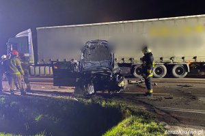 Wypadek w Jabłonicy Polskiej, zablokowana DK19