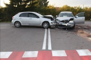 Zderzenie dwóch pojazdów w Gorzycach