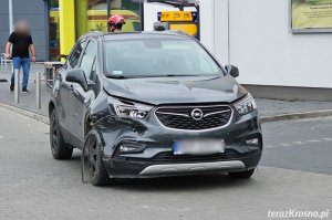 Zderzenie dwóch samochodów na Podkarpackiej