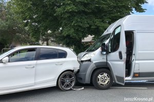 Wypadek na DK28, droga zablokowana