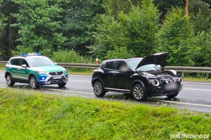 Zderzenie dwóch samochodów w Trzcianie na DK19