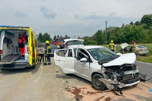 Wypadek w Wesołej. Są poszkodowani