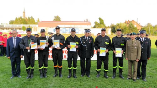 Zawody sportowo - pożarnicze w Korczynie