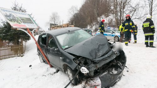 Wypadek w posadzie Jaśliskiej