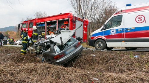 Wypadek w Węglówce