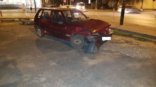 Zderzenie Renault i Fiata w Krośnie