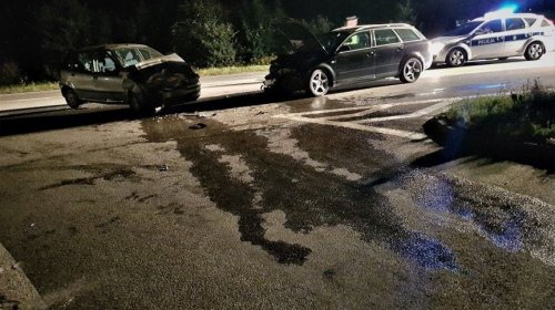 Wypadek na skrzyżowaniu w Warzycach