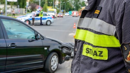 Wypadek na Kwiatkowskiego w Tarnobrzegu