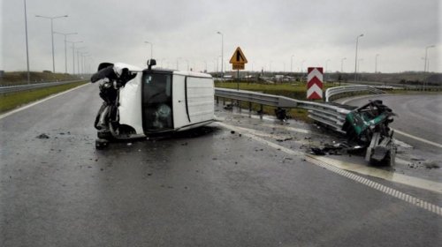 Wypadek na autostradzie A4