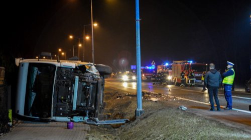 Wypadek DK9 Nowa Dęba 16.02.2019