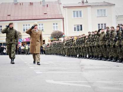 Uroczysta przysięga żołnierzy 3.Podkarpackiej Brygady Obrony Terytorialnej 