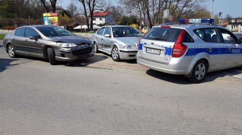 Krosno. Kolizja na Rondzie Solidarności