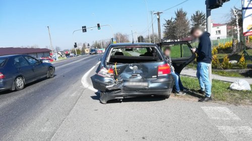 Iwonicz.Najechanie na tył volkswagena