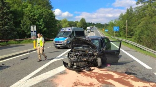 Poważny wypadek drogowy w Żyznowie