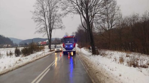 Wypadek Mercedesa w Hoczewie