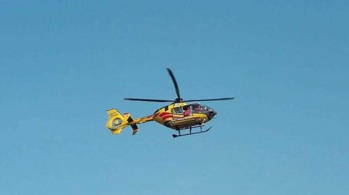 Wypadek w lesie -interweniował helikopter Pogotowia  Ratunkowego