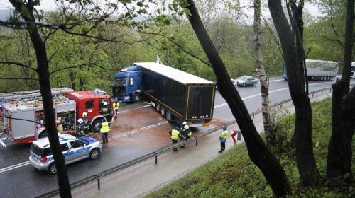 Niebezpieczna kolizja na dk19 koło  Dukli 