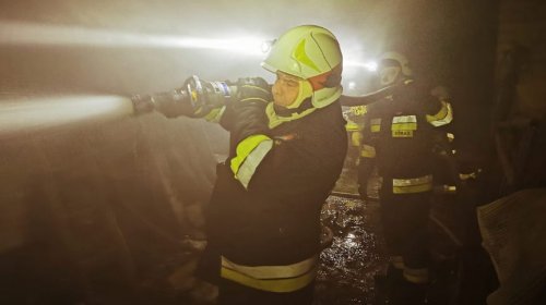 Pożar budynku w Przeworsku