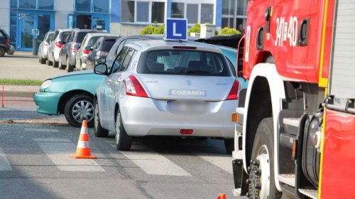 Zderzenie na Tysiąclecia w Krośnie